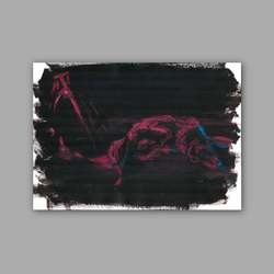 NeonhundPastellkreide auf acrylgrundiertem Papier, 30cm x 42cm (A3)2017